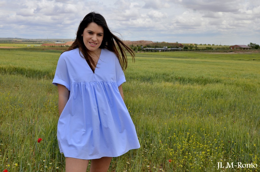 Mono Azul cielo de Zara